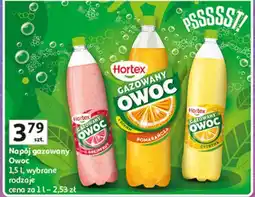 Auchan Napój cytryna Hortex Gazowany Owoc oferta