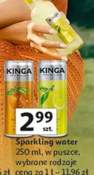 Auchan Woda lemon Kinga Sparclino oferta
