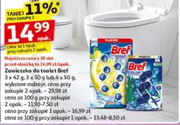 Auchan Zawieszka do wc eukaliptus Bref Color Aktiv (Wcześniej Blue Active) oferta