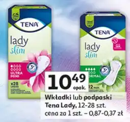 Auchan Wkładki normal Tena Lady Slim oferta