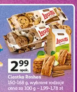 Auchan Ciastka z jabłkiem i cynamonem Roshen Lovita oferta