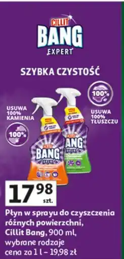 Auchan Płyn odtłuszczanie bez szorowania Cillit Bang oferta