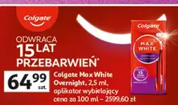 Auchan Pen wybielający na noc Colgate Max White Ultimate oferta
