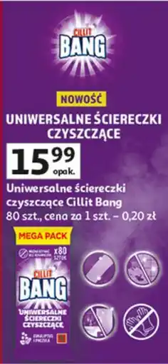Auchan Chusteczki do czyszczenia uniwersalne Cillit Bang oferta