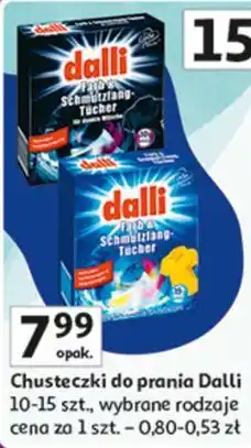 Auchan Chusteczki wyłapujące brud do ciemnych tkanin Dalli oferta