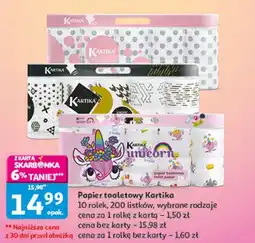 Auchan Papier toaletowy Kartika oferta