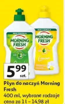 Auchan Płyn do mycia naczyń lemon Morning Fresh oferta