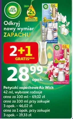 Auchan Pachnące patyczki białe kwiaty Air Wick Patyczki oferta