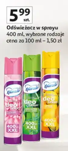 Auchan Odświeżacz cytrusowy Kolorado Deo Spray oferta