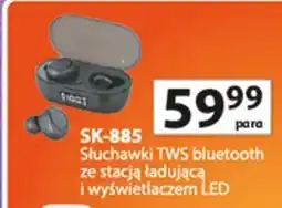 Auchan Słuchawki sk-885 czarne Vakoss oferta