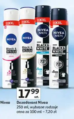 Auchan Antyperspirant original Nivea Men Invisible Black & White oferta
