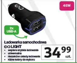 Auchan Ładowarka samochodowa light 2 x usb a 1 c Exc oferta