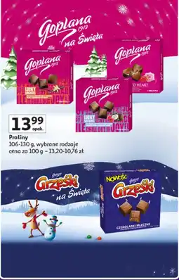 Auchan Czekoladki mleczne Grześki oferta