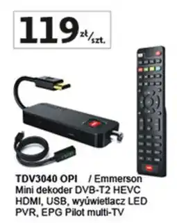 Auchan Dekoder mini tdv3040 opi Emmerson oferta