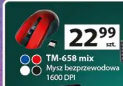 Auchan Mysz bezprzeowodowa tm-658 biała Vakoss oferta