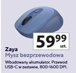 Auchan Mysz bezprzewodowa zaya Trust oferta