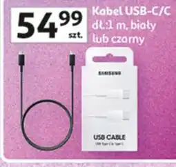 Auchan Kabel usb-c/c czarny Samsung oferta
