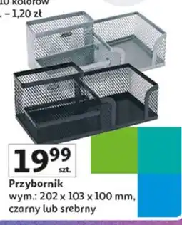 Auchan Przybornik 202 x 103 100 mm srebrny Grand oferta