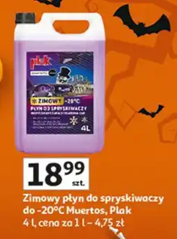 Auchan Płyn do spryskiwaczy -20 c zimowy muertos Plak oferta
