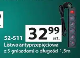 Auchan Listwa zasilająca 52-511sk Vakoss oferta