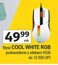 Auchan Mysz gamingowa cool white Tracer oferta