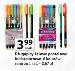 Auchan Długopis brokatowy Erema oferta