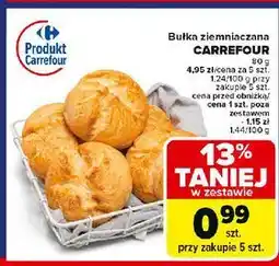 Carrefour Bułka ziemniaczana pszenna Carrefour oferta