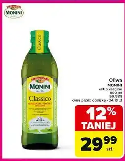 Carrefour Oliwa z oliwek extra vergine Monini Classico oferta