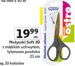 Auchan Nożyczki soft 3d 21 cm Grand oferta