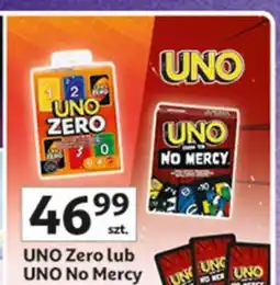 Auchan Gra uno no mercy Mattel oferta