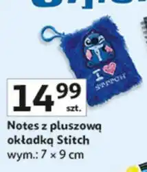 Auchan Notes z pluszową okładką stitch oferta