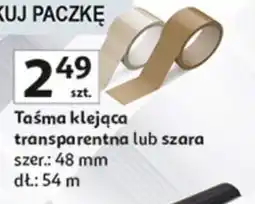 Auchan Taśma klejąca 48 mm x 54 m transparentna Delta oferta