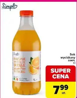 Carrefour Sok pomarańczowy Simpl oferta