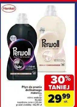 Carrefour Płyn do prania jasnych i białych tkanin Perwoll Renew oferta