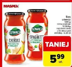 Carrefour Sos spaghetti Łowicz oferta