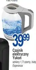 E.Leclerc Czajnik szklany yukon czarny Esperanza oferta