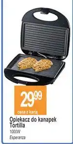 E.Leclerc Opiekacz do kanapek tortilla 1000w Esperanza oferta