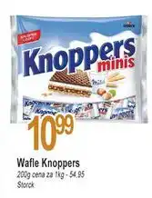 E.Leclerc Wafelki Knoppers Minis oferta