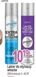 E.Leclerc Lakier do włosów z keratyną supertrwałość i elastyczność Joanna Styling Effect oferta
