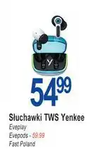 E.Leclerc Słuchawki evepods Yenkee oferta