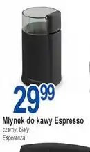 E.Leclerc Młynek do kawy espresso biały Esperanza oferta