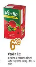 E.Leclerc Herbata kompozycja 6 ziół z owocami leśnymi Verdin Fix oferta