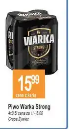 E.Leclerc Piwo Warka Strong oferta