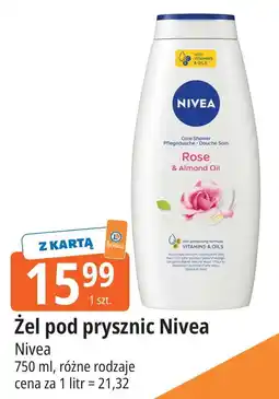 E.Leclerc Żel pod prysznic rose & almond oil Nivea oferta