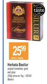 E.Leclerc Herbata english breakfast Basilur oferta