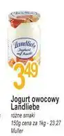E.Leclerc Jogurt z brzoskwinią i marakują Landliebe oferta