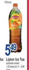 E.Leclerc Napój peach Lipton Ice Tea oferta