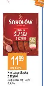 E.Leclerc Kiełbasa śląska z szynki Sokołów oferta