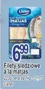E.Leclerc Filety śledziowe a la matjas klasyczne Lisner oferta