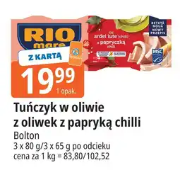 E.Leclerc Tuńczyk w oliwie z oliwek papryką chili Rio Mare oferta